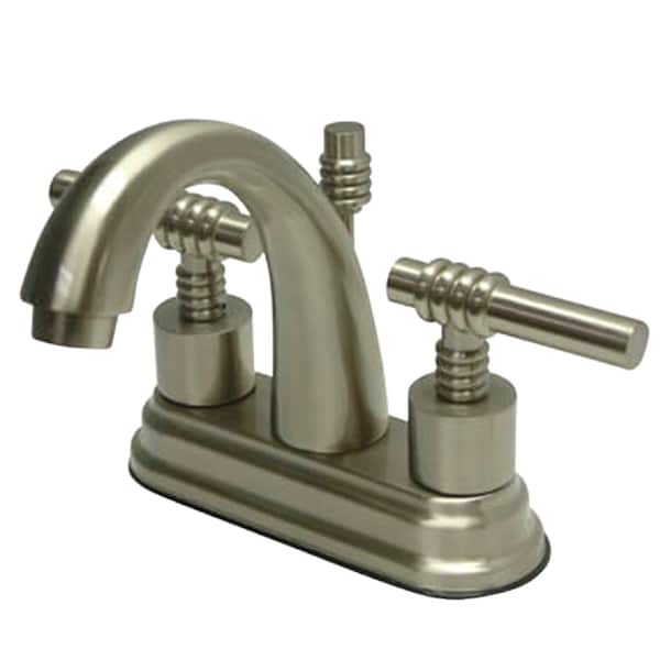 Kingston Brass KS8618ML 4" Centerset Bathroom Faucet, Brushed Nickel KS8618ML - main